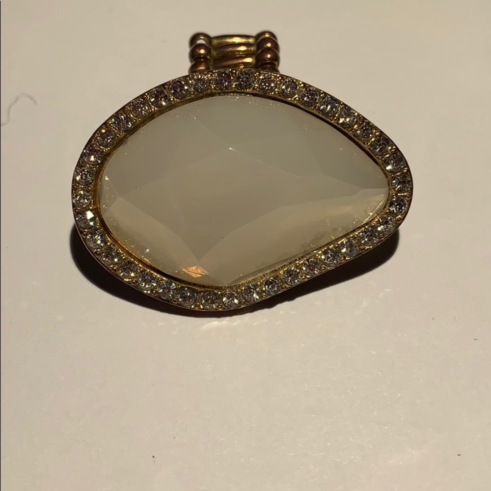 White stone ring